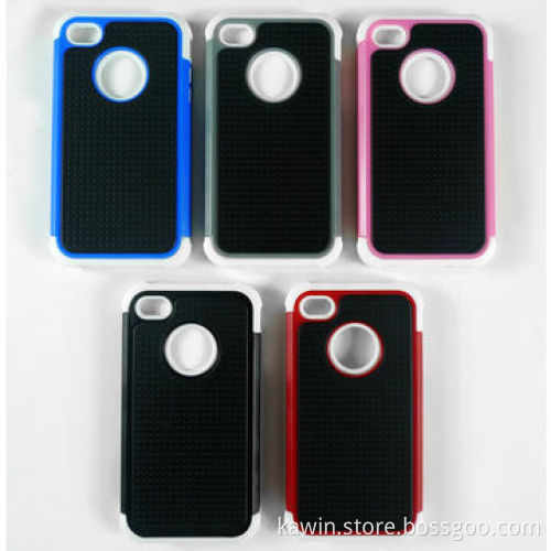 Triple Combo 3-in-1 TPU + PC + Silicone Cover for Apple iPhone 5G